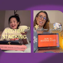 What to know about "bedtime stacking," TikTok's latest answer to bed rotting.