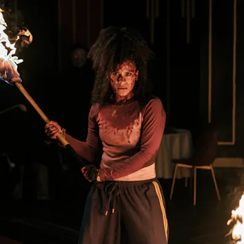 Zazie Beetz as Asia Reaves in They Will Kill You