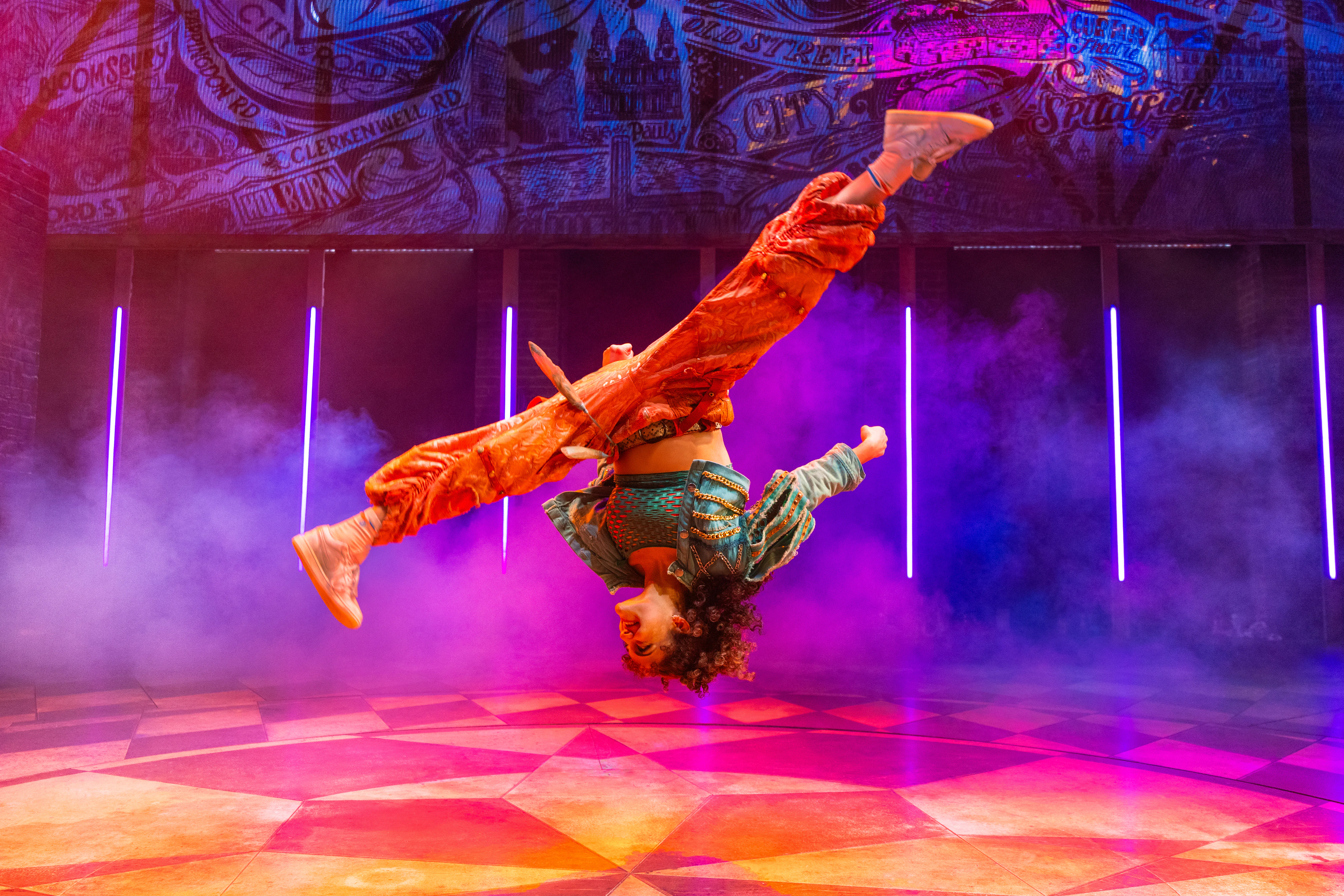 During & Juliet’s opening number, “Larger Than Life,” Laurie Hernandez performed the same perfect ae...