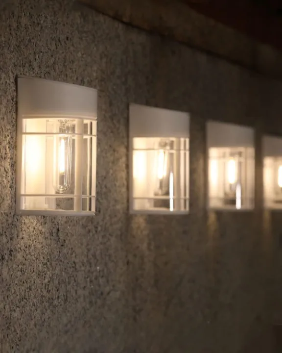 DOESLAG Solar Fence Lights (8-Pack)