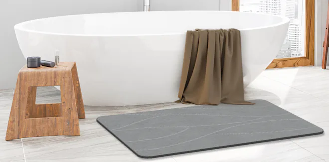 Veeloim Stone Bath Mat