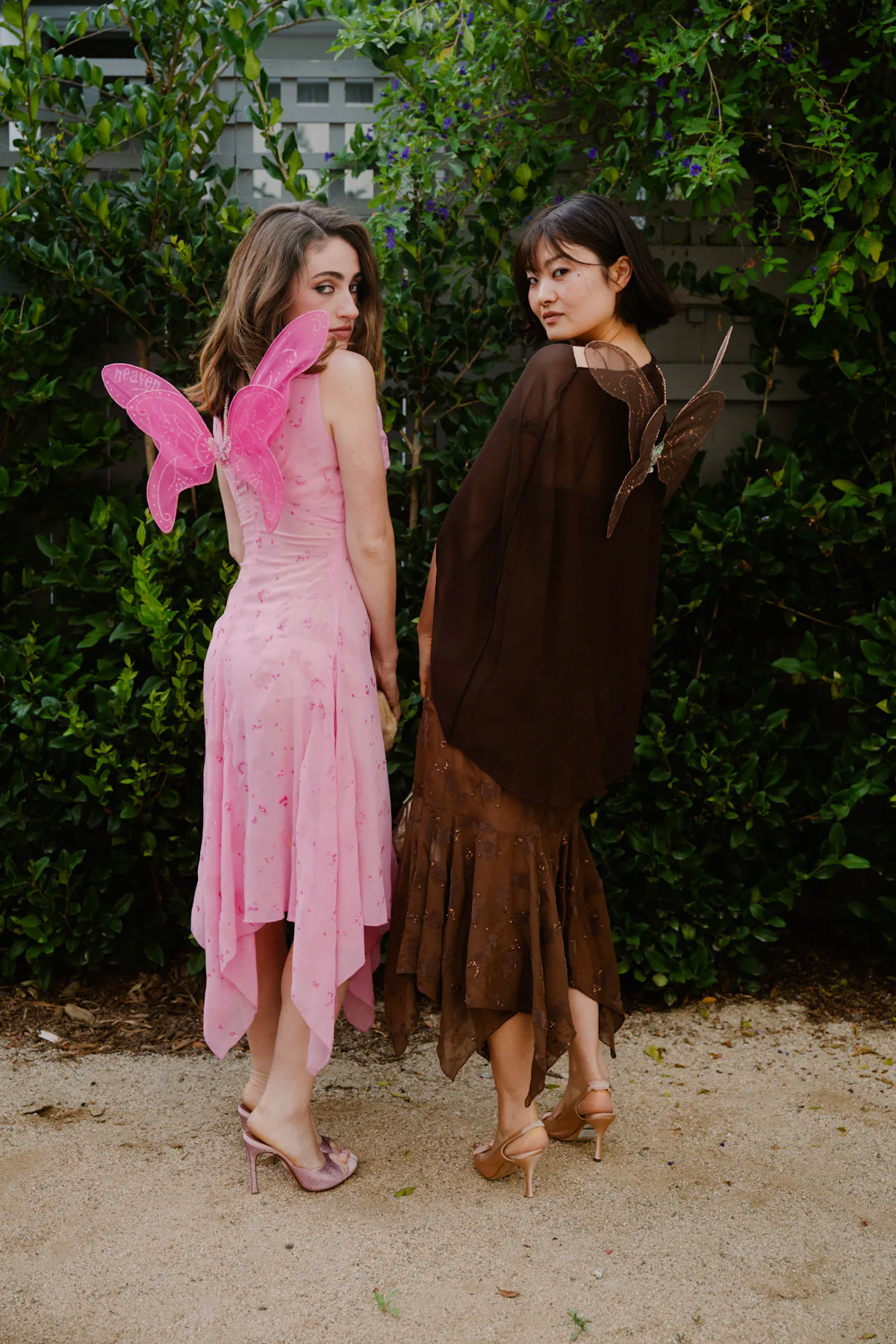 Katarina Zhu & Rachel Sennott Wore Matching Anna Sui Butterfly Dresses For The ‘Bunnylovr’ Premiere