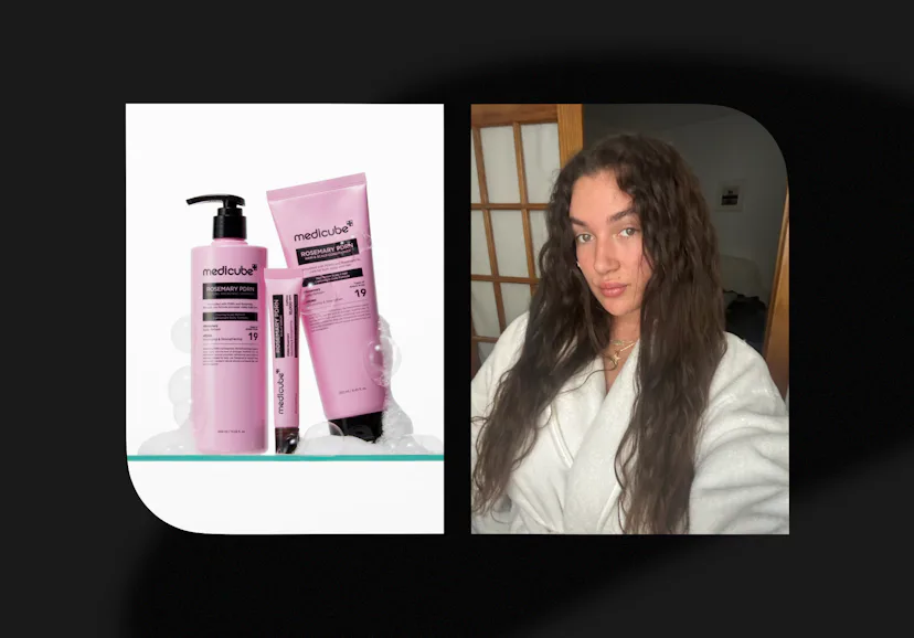An honest review of Medicube's Rosemary PDRN hair care line, which promises healthier, more refreshe...