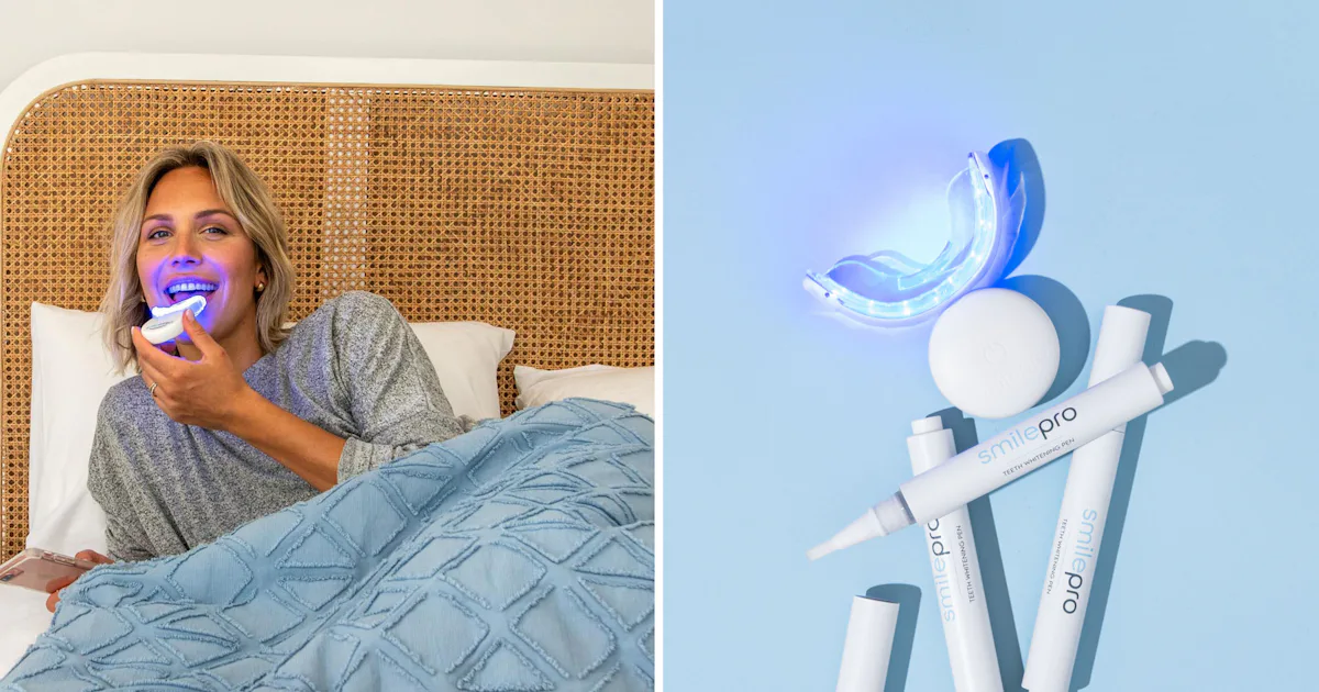 This At-Home LED Whitening Kit Is Changing The Game For Sensitive Teeth