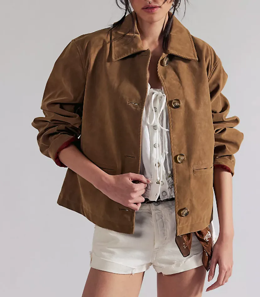 We The Free Hera Vegan Suede Jacket