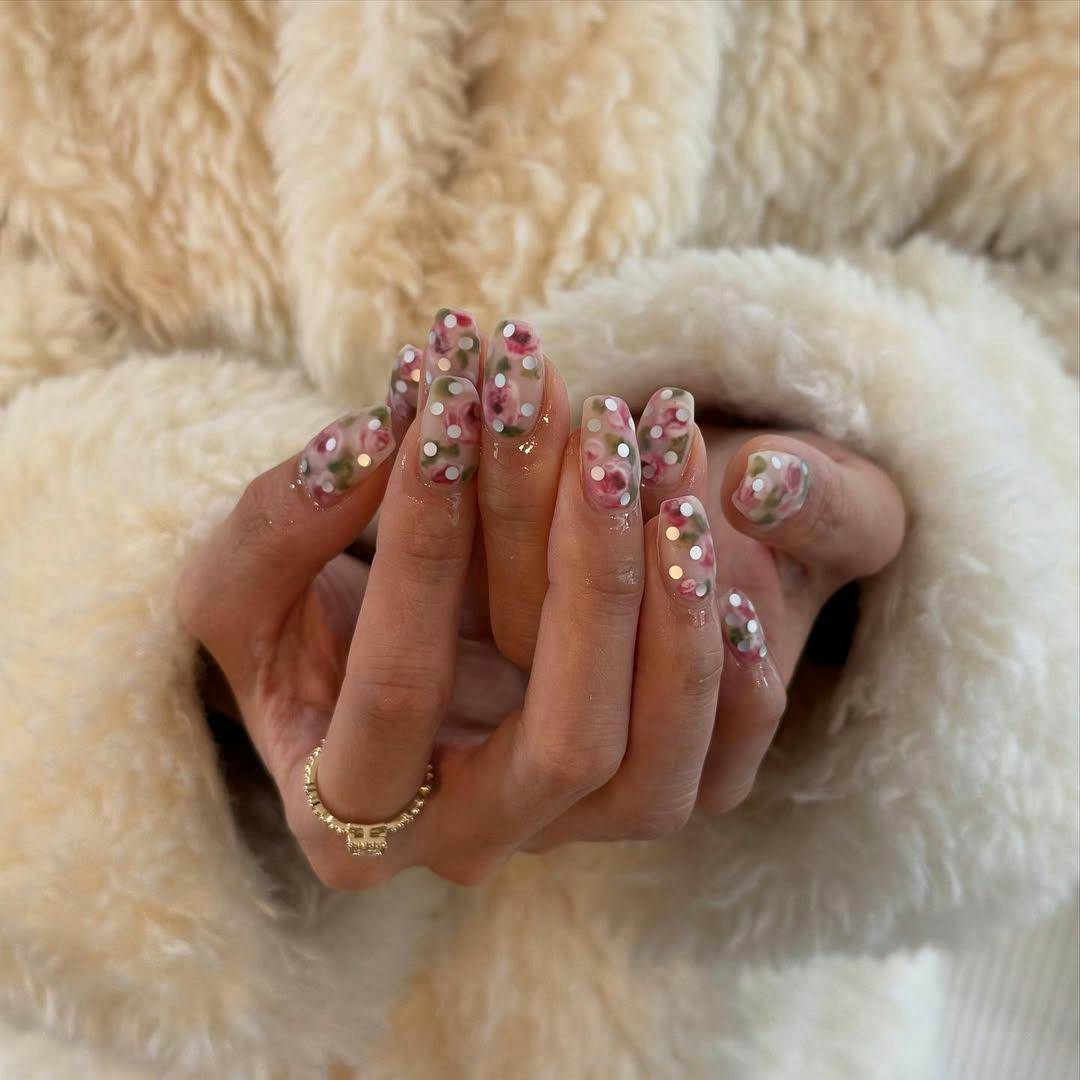 floral nail ideas