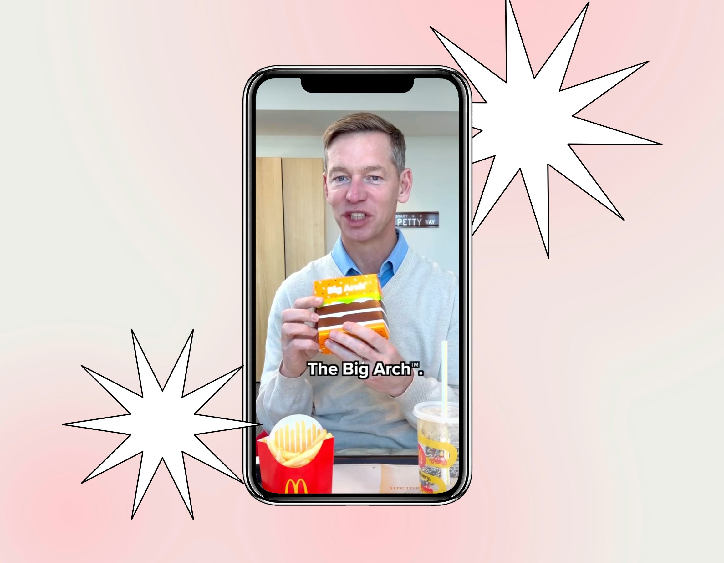 I tried McDonald's Big Arch Burger after the CEO's taste-test went viral. 