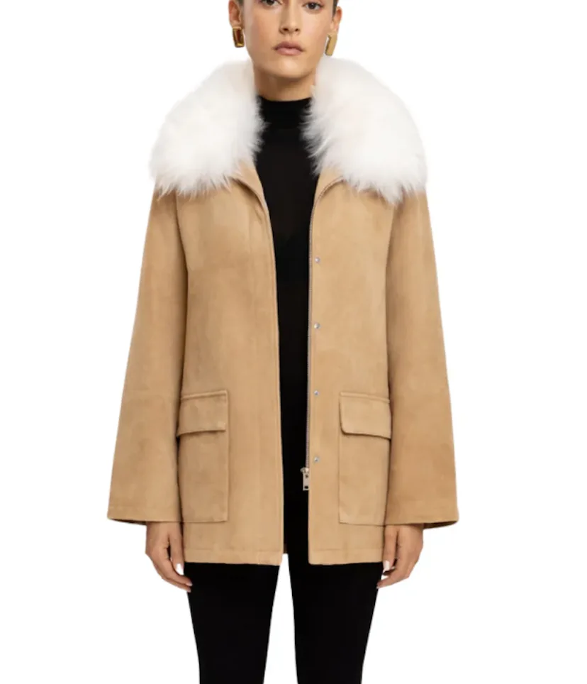 Raegan Suede Field Jacket
