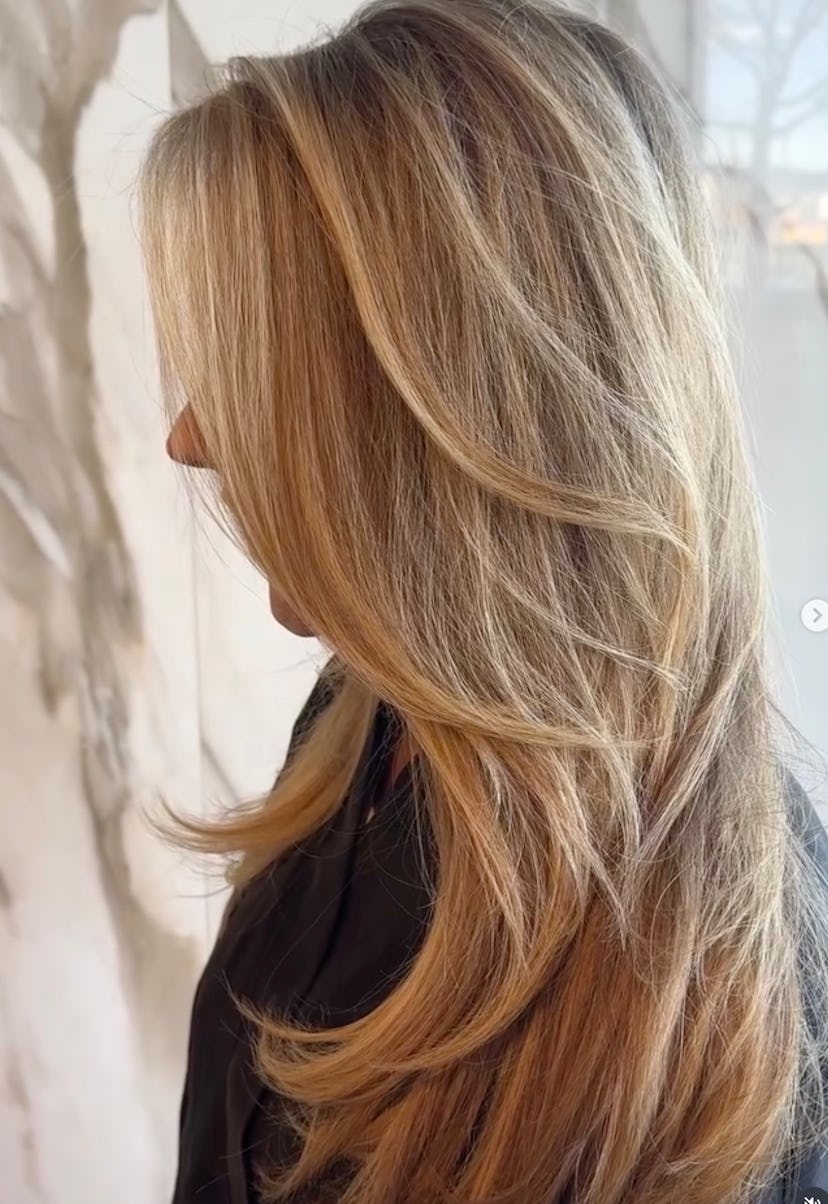 foiled cashmere blonde