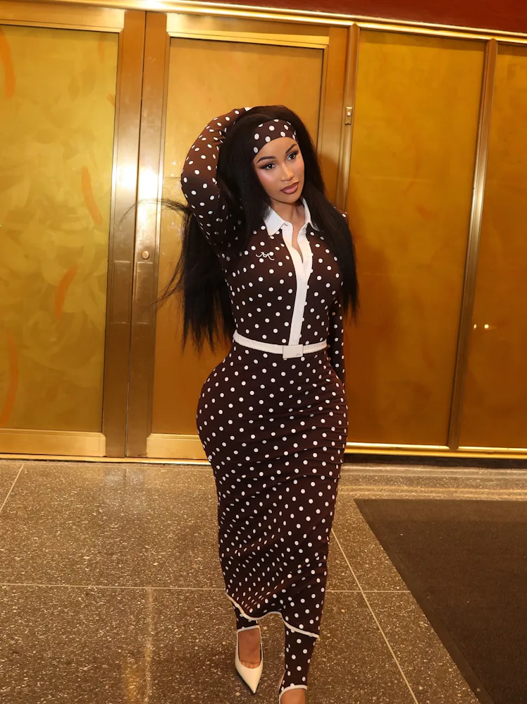 Cardi B long hair