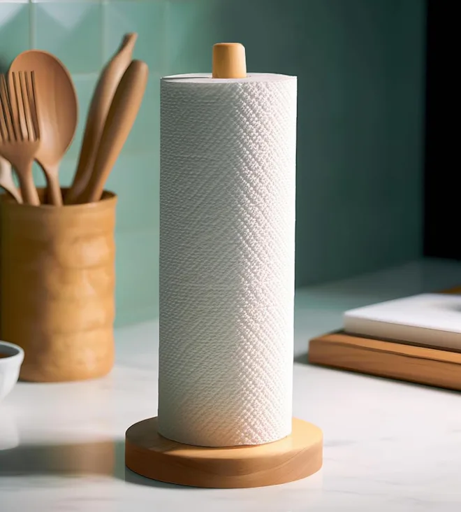 KitchLife Wooden Paper Towel Holder