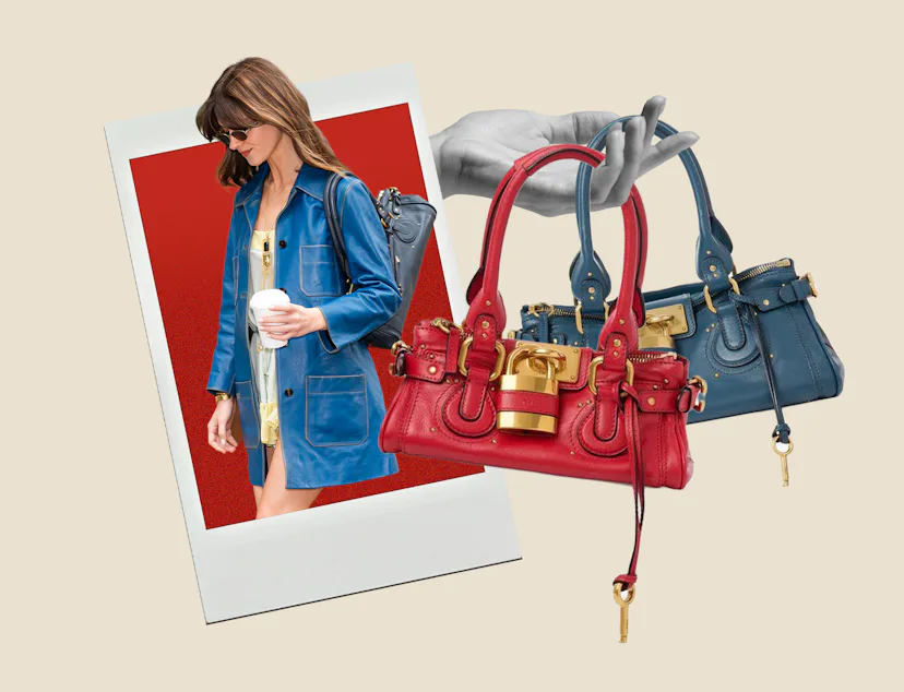 Daisy Edgar-Jones carrying the Chloé Paddington bag.