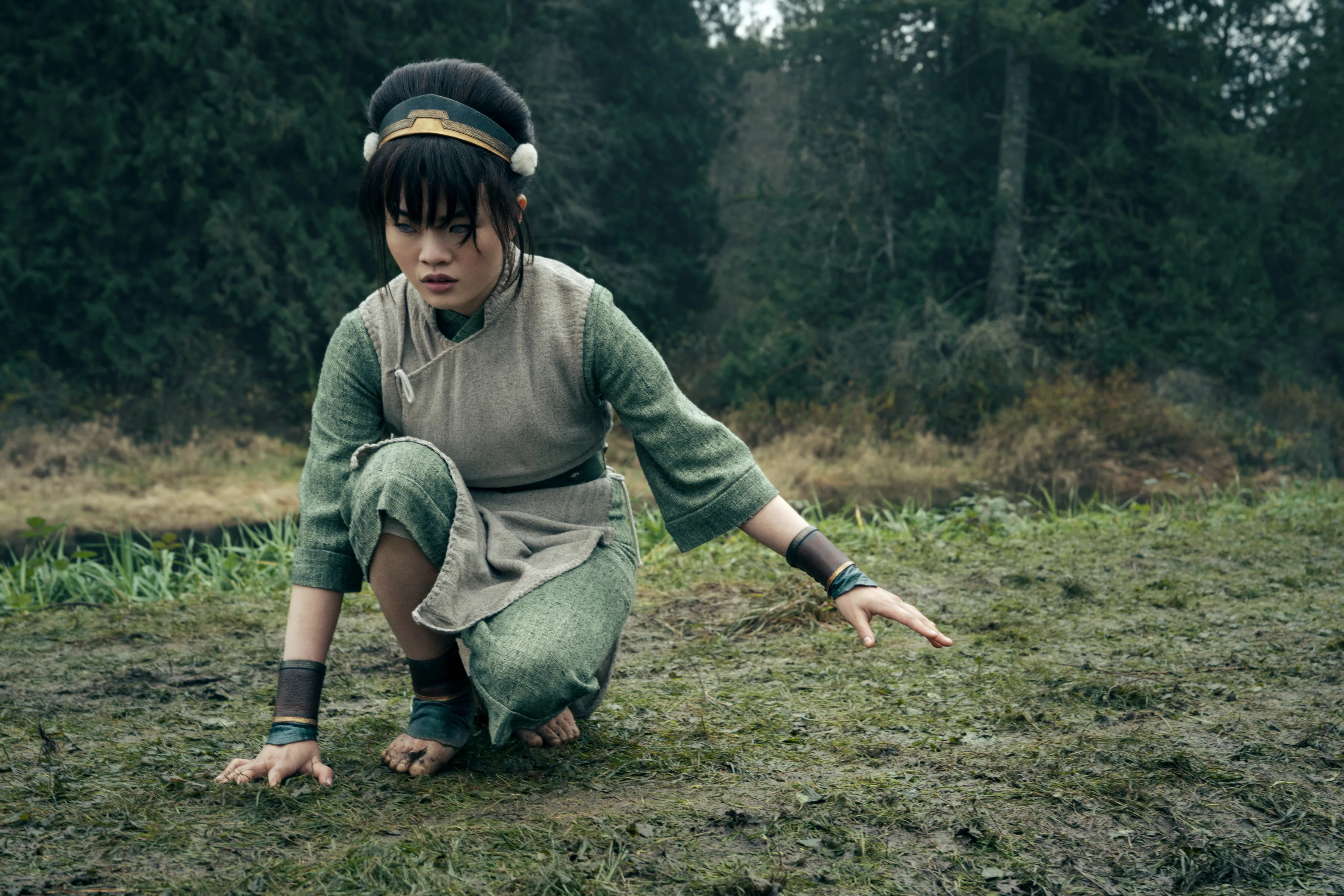 Miya Cech as Toph in Avatar: The Last Airbender