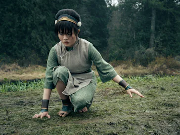 Miya Cech as Toph in Avatar: The Last Airbender