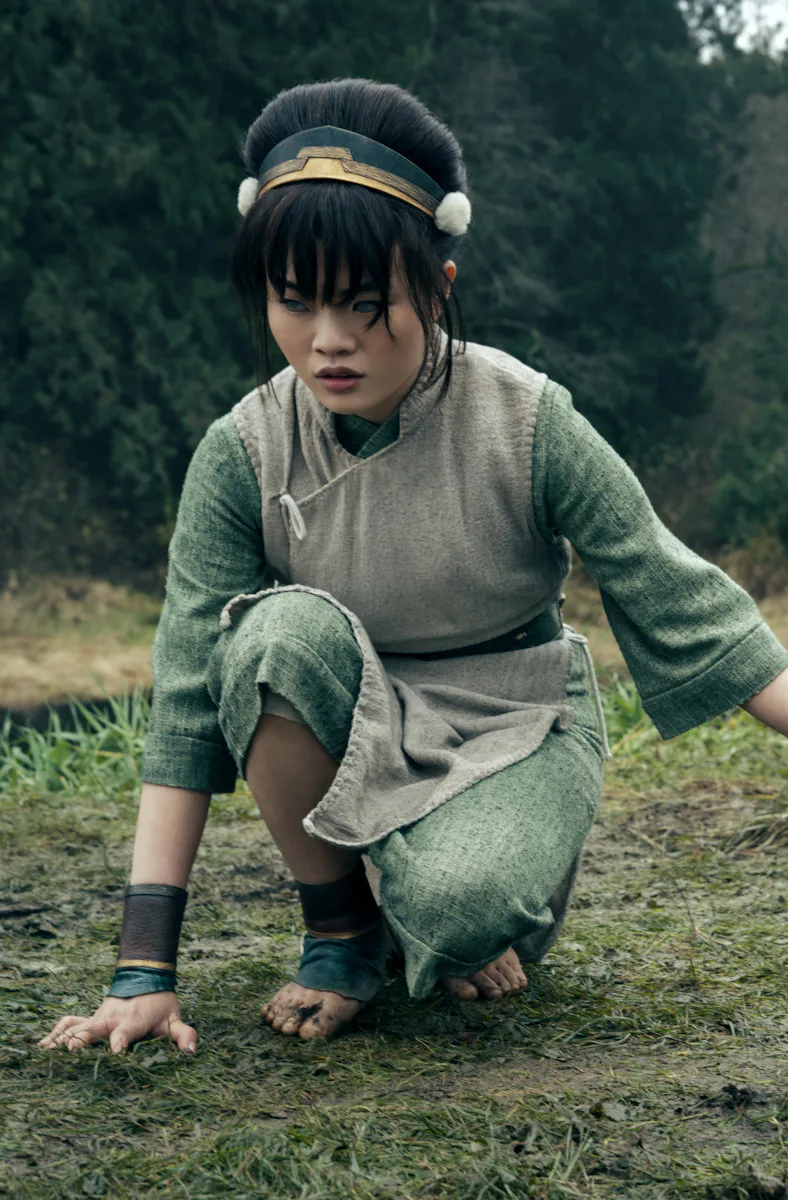 Miya Cech as Toph in Avatar: The Last Airbender
