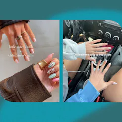 All about the "younger sister versus older sister" nail debate on TikTok.