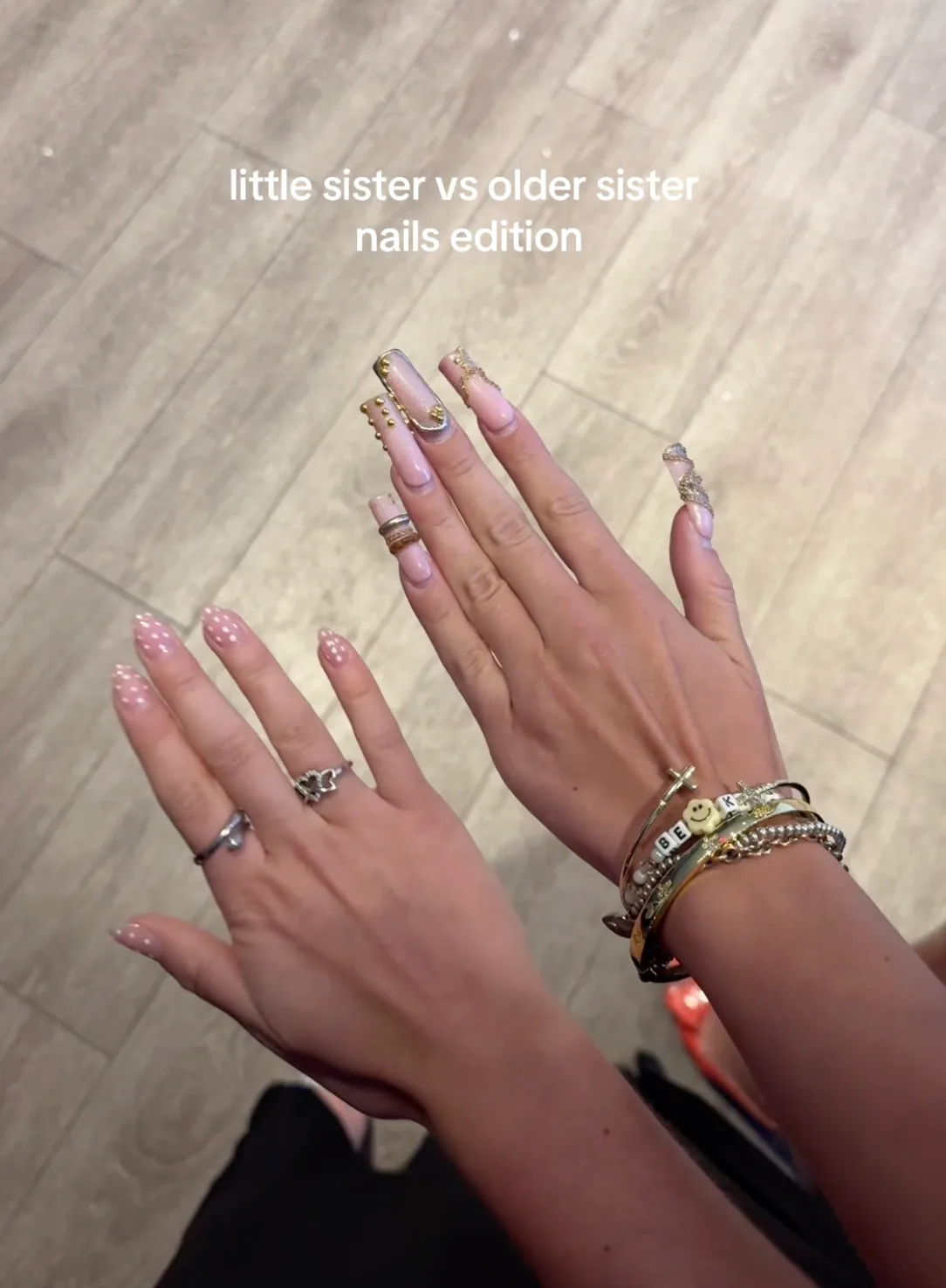 little sister vs older sister nails