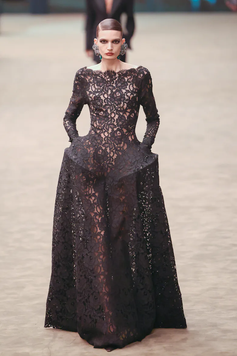 Saint Laurent Fall 2026 Brings Sensuality to the Boardroom Saint Laurent Fall 2026 Brings Sensuality to the Boardroom