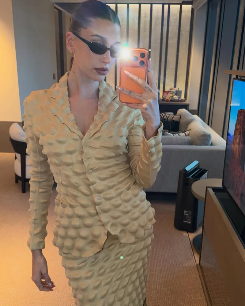 The 7 Best Celebrity Sunglass Moments Of The Week Hailey Bieber