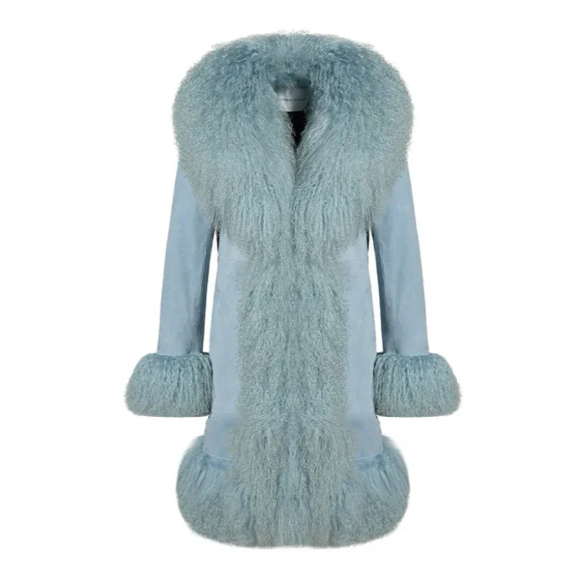 Dorothy Suede Midi Coat