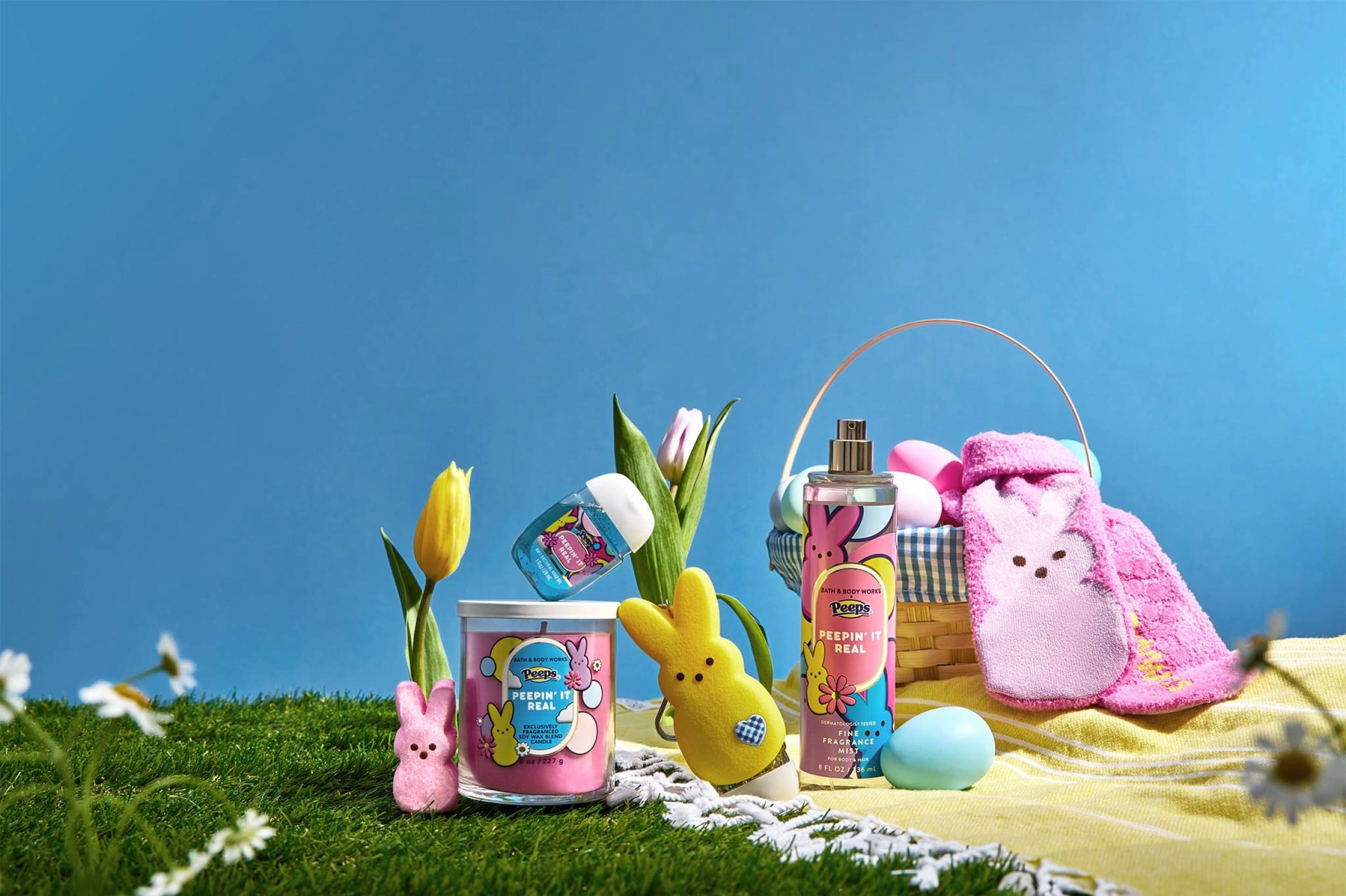 I tried Bath & Body Works' new Peeps scent. 