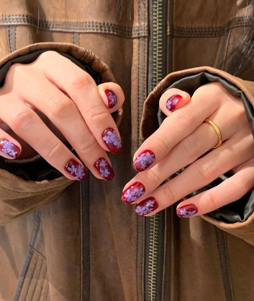 floral nail designs