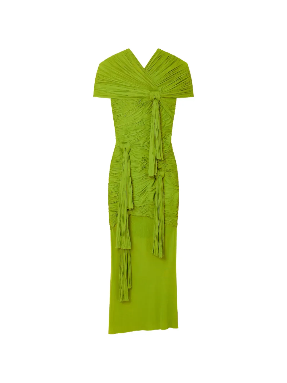 Knotted Viscose Dress