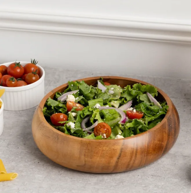 LAVAUX DESIGNS Acacia Wood Bowls (Set of 2)