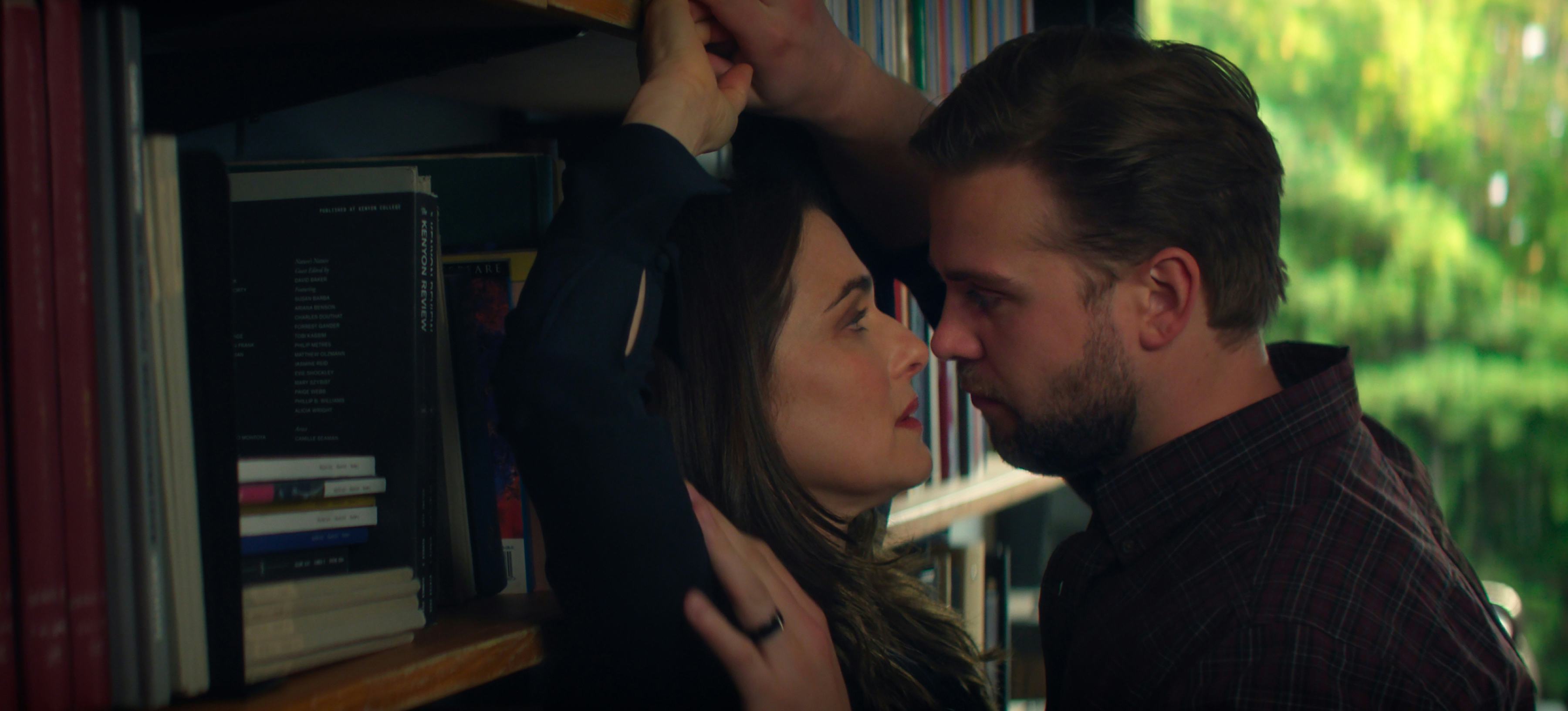 Rachel Weisz as The Protagonist and Leo Woodall as Vladimir