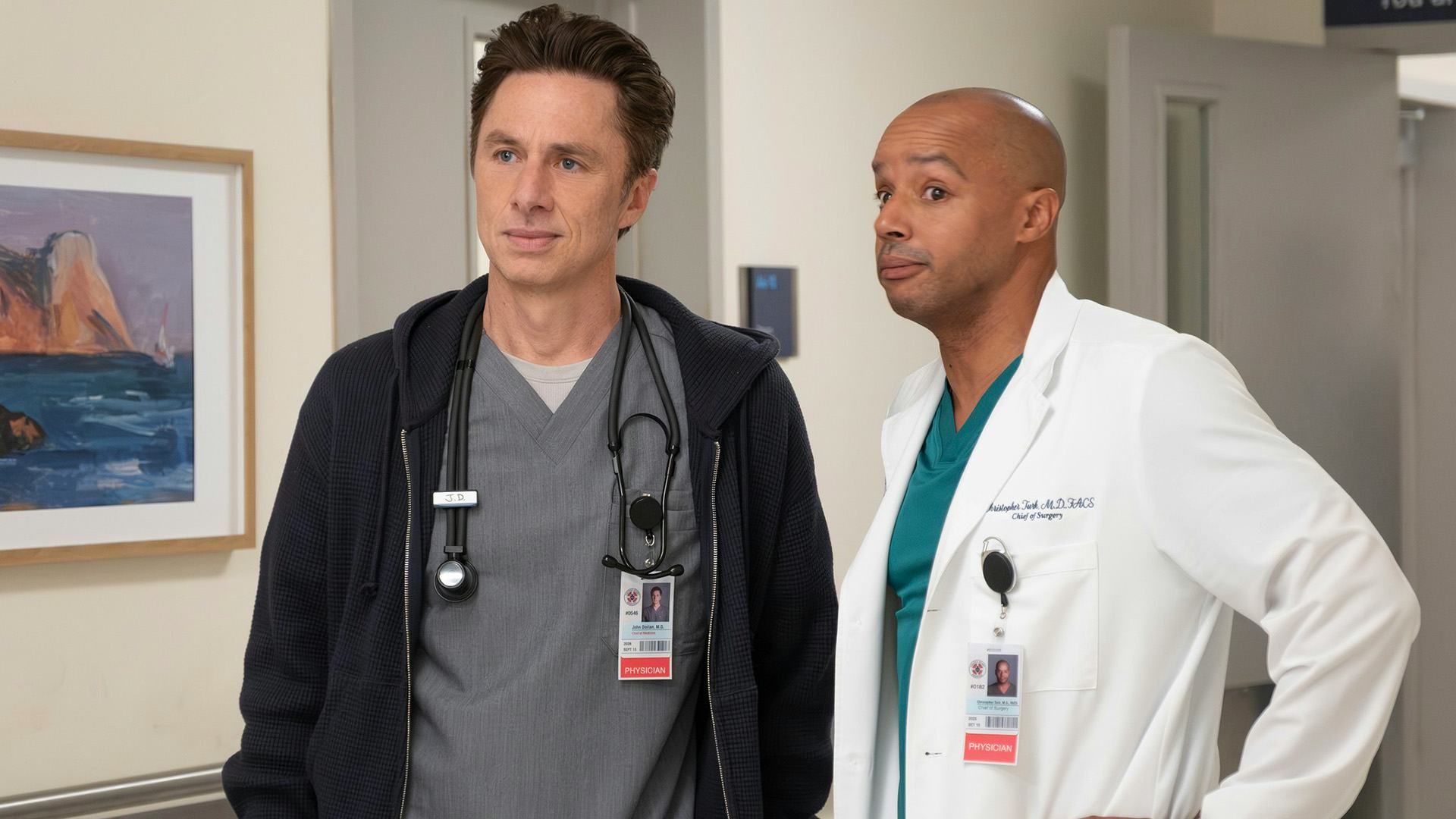Zach Braff and Donald Faison star in the reboot of 'Scrubs.'