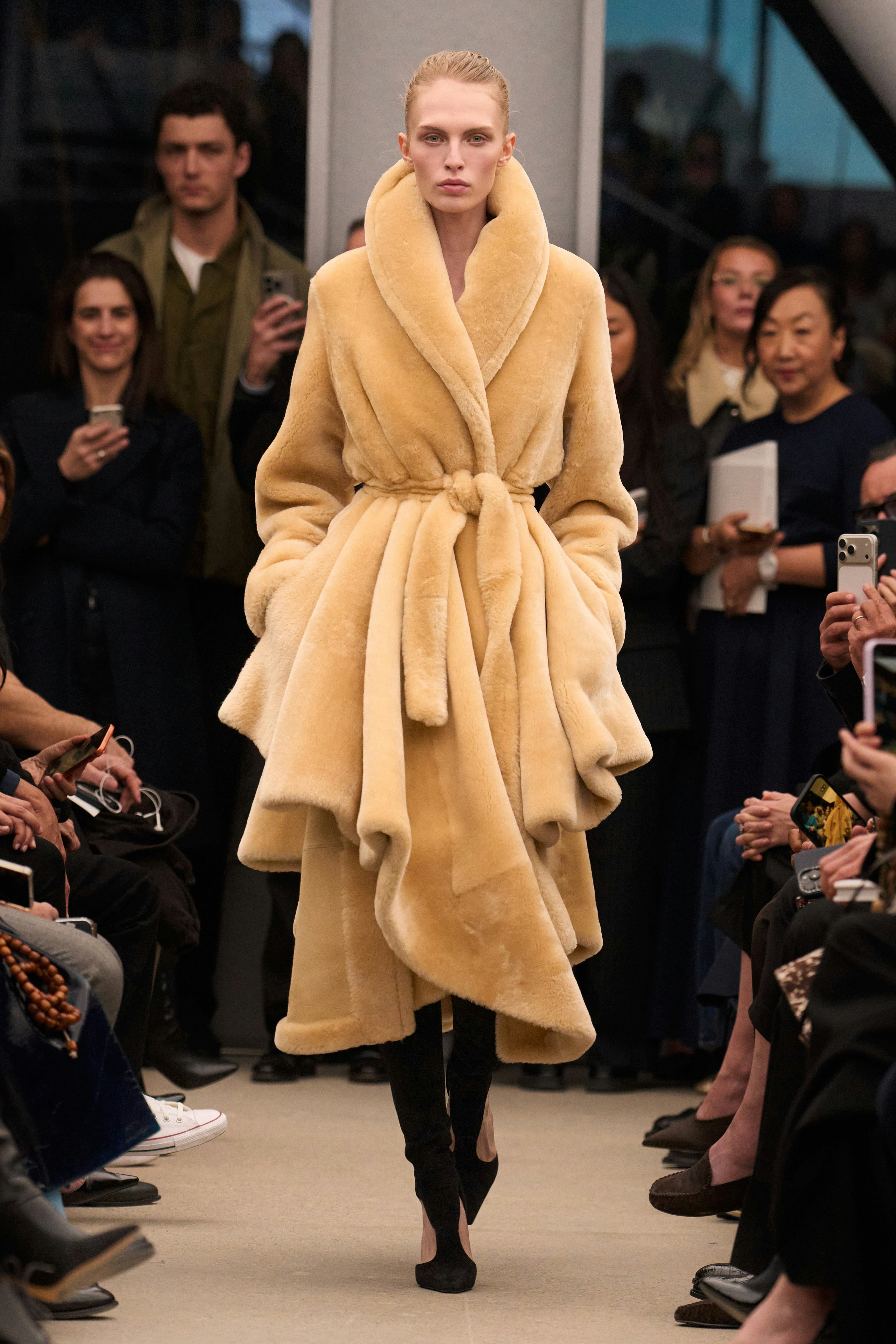 a look from alaïa fall 2026 collection shown at paris fashion week designer pieter mulier's last run...