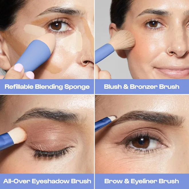 Alleyoop Overachiever 4-in-1 Makeup Brush