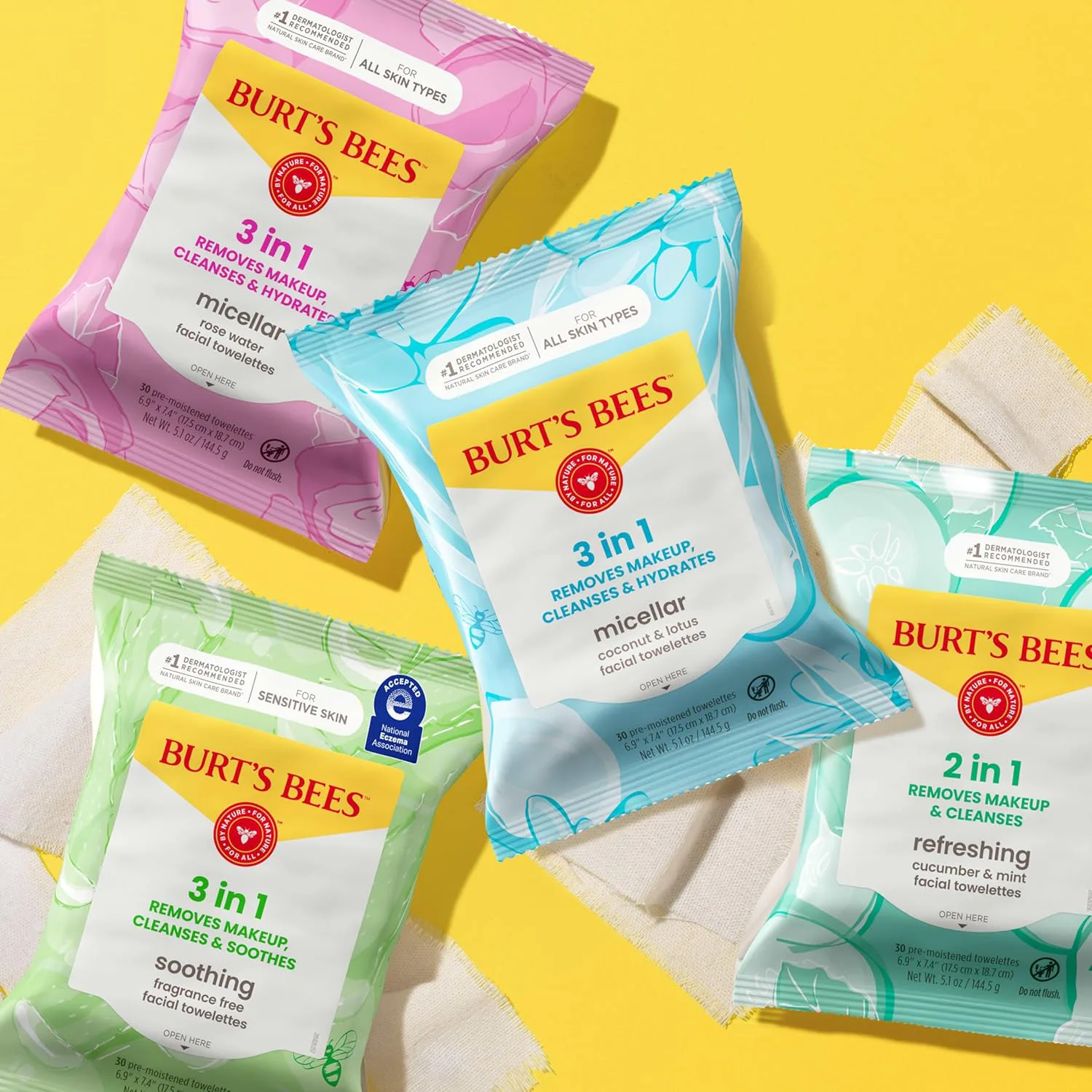 Burt’s Bees Micellar Facial Towelettes
