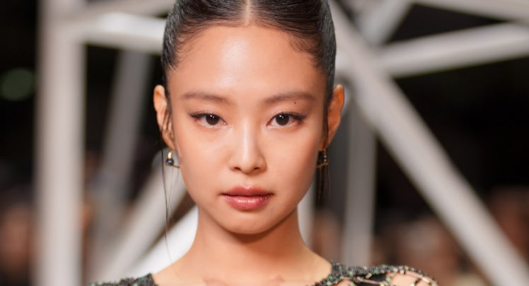 Jennie Kim at the Chanel fashion show as part of Paris Fashion Week Fall 2026 held at Grand Palais o...