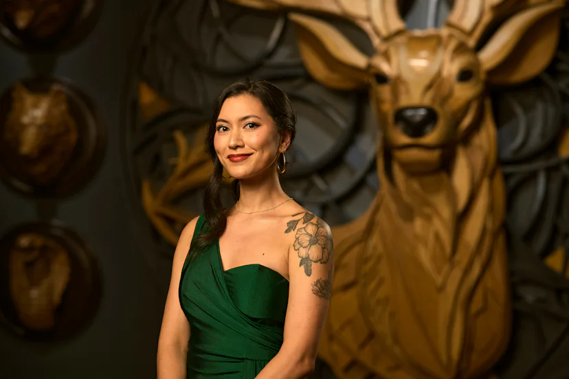 Kasey on Million Dollar Secret. Photo via Netflix