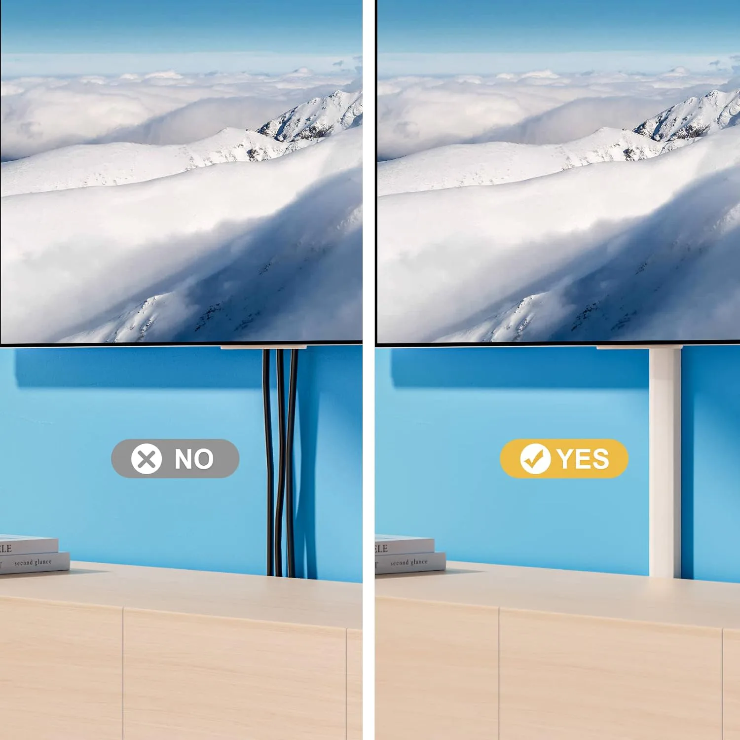 Yecaye TV Cord Hider