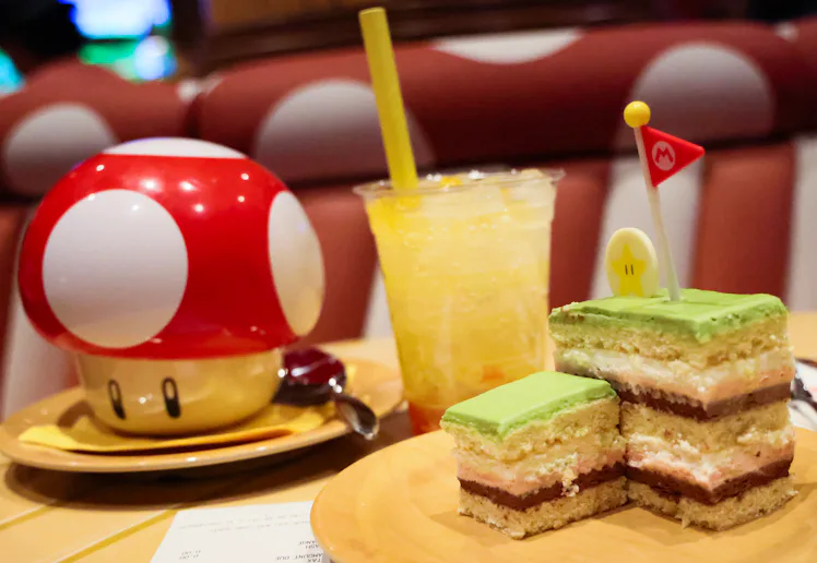 Food from Universal Studios Hollywood Super Nintendo World