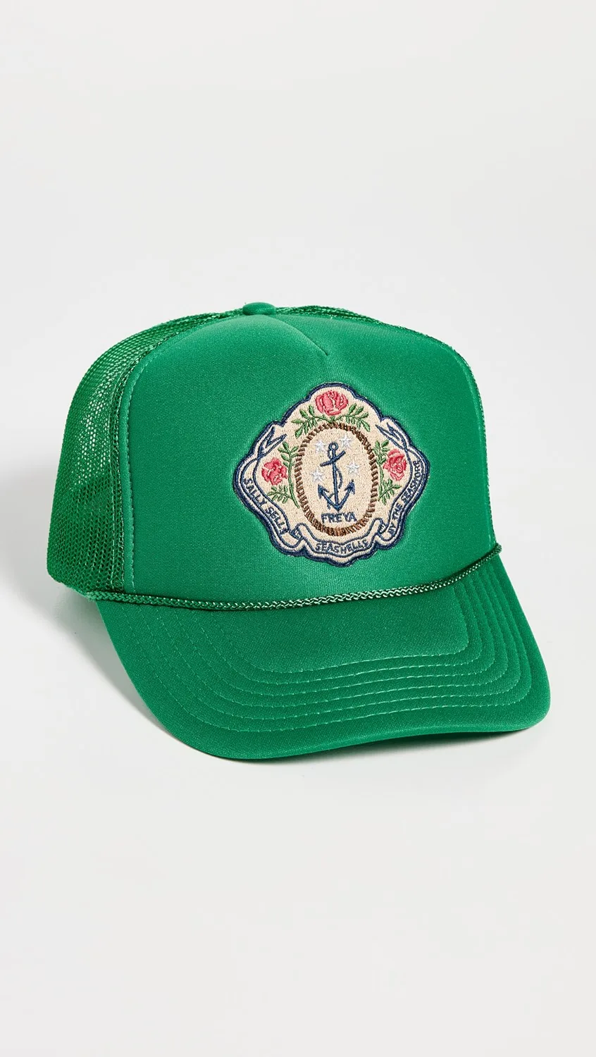 Trucker Hat, Sally Sells Seashells