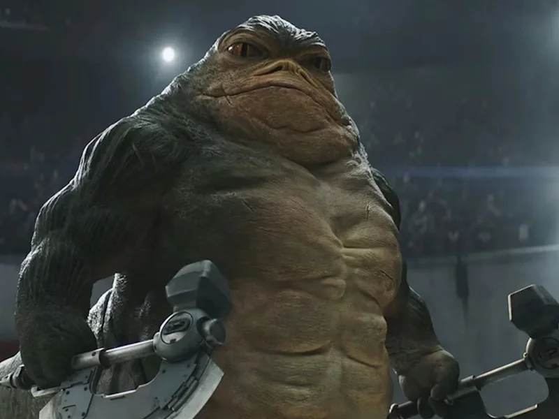 Rotta the Hutt in 'The Mandalorian & Grogu.'