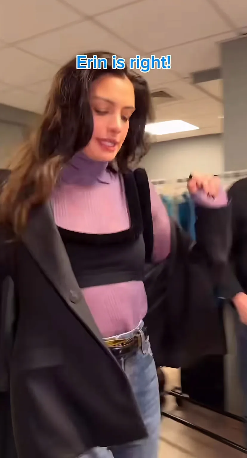 Anne Hathaway gives the bra a menswear update.