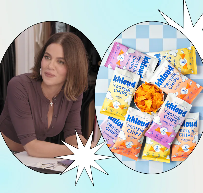 Khloé Kardashian shares which of her new protein chip flavors from Khloud she lives best.