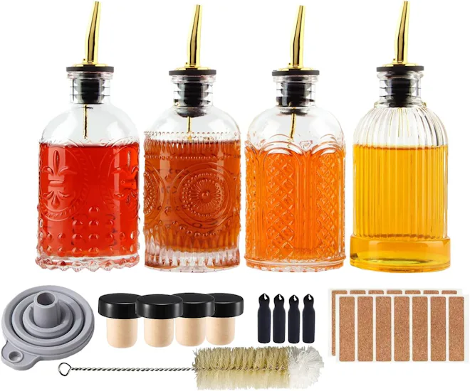 Shining Craft Syrup Dispenser Bottles (4-Pack)