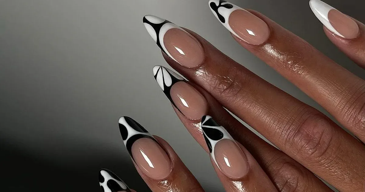 Black & White Nail Art Is Spring's Most Unexpected Mani Trend