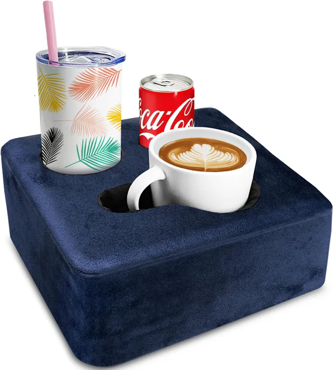 NISDOING Couch Cup Holder Pillow
