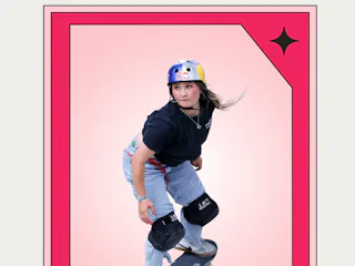 Surfer and skateboarder Sky Brown
