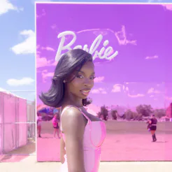 Olandria Carthen at Barbie's Coachella activation