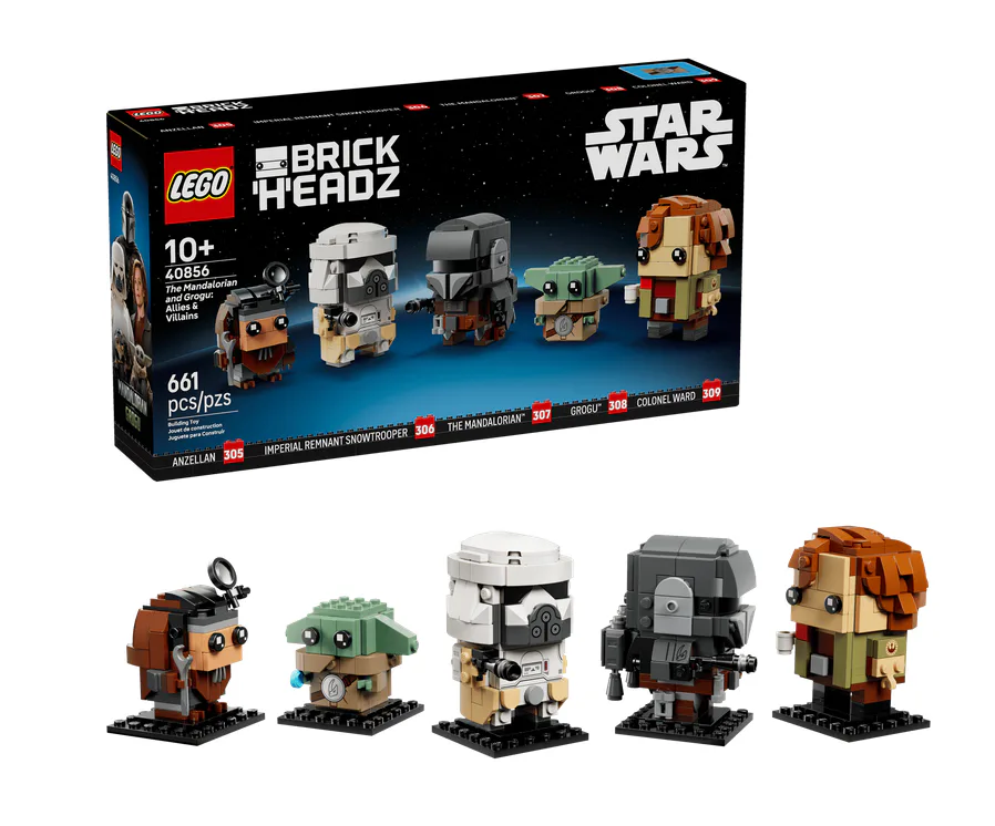 The Mandalorian & Grogu Get The LEGO Brickheadz Treatment
