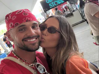 Hallie Batchelder and Chase McWhorter made out at Coachella.