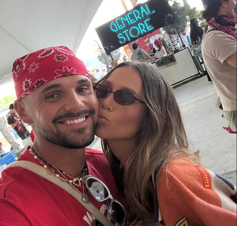 Hallie Batchelder and Chase McWhorter made out at Coachella.