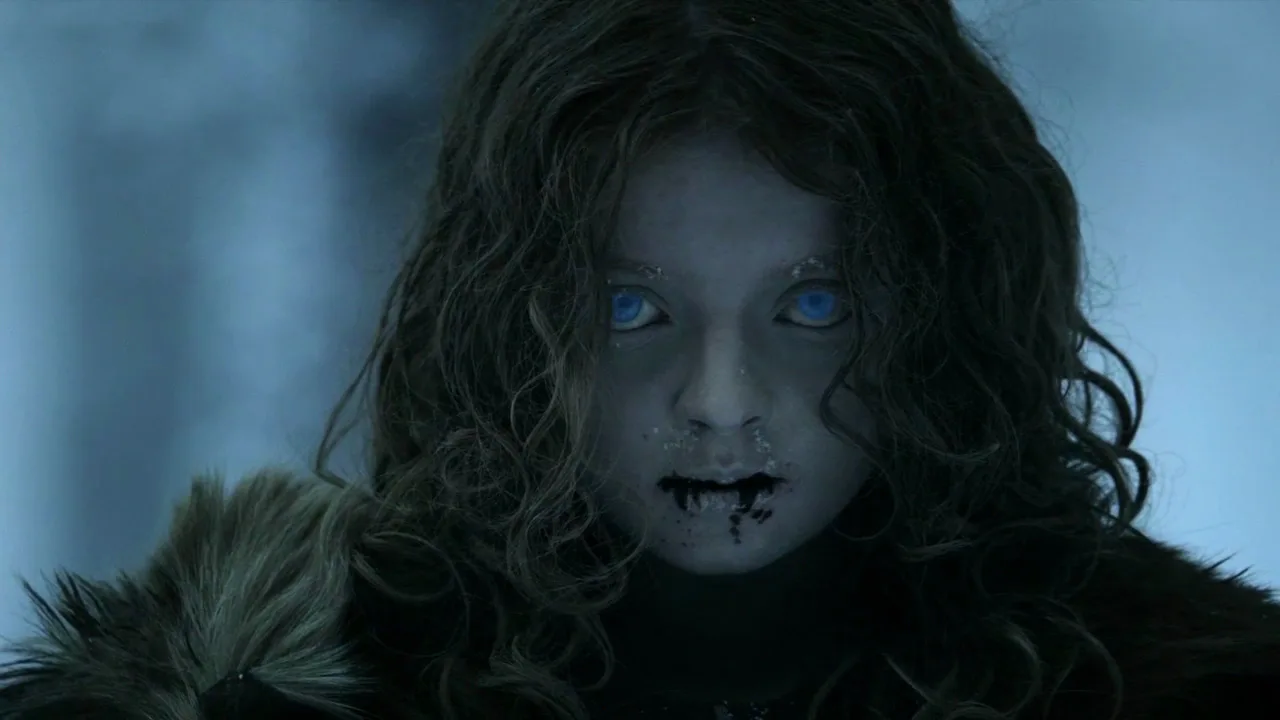 The little girl wright from the first episode of Game of Thrones.